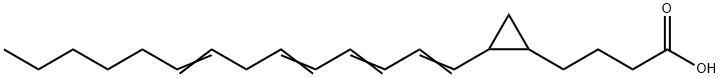 Cyclopropanebutanoic acid, 2-(1,3,5,8-tetradecatetraenyl)-
