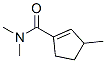 1-Cyclopentene-1-carboxamide,  N,N,3-trimethyl-
