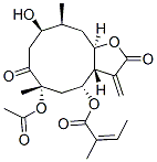 (Z)-2-Methyl-2-butenoic acid (3aS,4R,6S,9R,10S,11aR)-6-acetoxydodecahydro-9-hydroxy-6,10-dimethyl-3-methylene-2,7-dioxocyclodeca[b]furan-4-yl ester