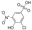 3-chloro-4-hydroxy-5-nitrobenzenesulphonic acid
