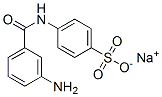 sodium N-(3-aminobenzoyl)sulphanilate