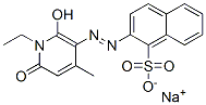 sodium 2-[(1-ethyl-1,6-dihydro-2-hydroxy-4-methyl-6-oxo-3-pyridyl)azo]naphthalene-1-sulphonate