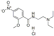 N-[2-(diethylamino)ethyl]-2-methoxy-4-nitrobenzamide monohydrochloride