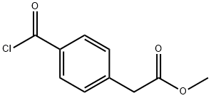 Benzeneacetic acid, 4-(chlorocarbonyl)-, methyl ester (9CI)
