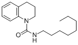 1(2H)-QUINOLINECARBOXAMIDE, 3,4-DIHYDRO-N-OCTYL-