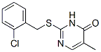 2-[(2-chlorophenyl)methylsulfanyl]-5-methyl-3H-pyrimidin-4-one