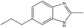 Benzimidazole, 2-methyl-5(or 6)-propyl- (7CI)