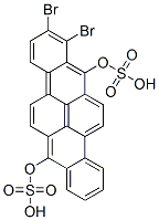 dibromodibenzo[b,def]chrysene-7,14-diyl bis(hydrogen sulphate)