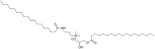 [2-hydroxy-3-[(1-oxooctadecyl)oxy]propyl]dimethyl[3-[(1-oxooctadecyl)amino]propyl]ammonium chloride