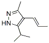 1H-Pyrazole,3-methyl-5-(1-methylethyl)-4-(1-propenyl)-,(E)-(9CI)