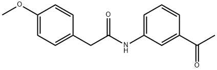 N-(3-乙酰苯基)-2-(4-甲氧苯基)乙酰胺
