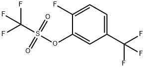 2-Fluoro-5-(trifluoromethyl)phenyl triflate, 4-Fluoro-3-{[(trifluoromethyl)sulphonyl]oxy}benzotrifluoride
