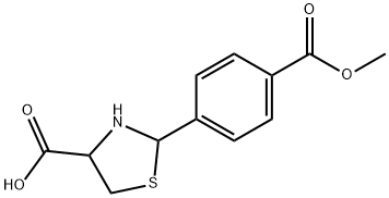 2-[4-(methoxycarbonyl)phenyl]-1,3-thiazolidine-4-carboxylic acid
