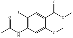 4-乙酰氨基-5-碘-2-甲氧基苯甲酸甲酯