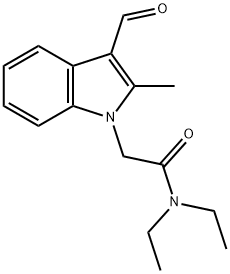 N , N-DIETHYL-2-(3-FORMYL-2-METHYL-INDOL-1-YL)-ACETAMIDE