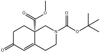 2-tert-butyl 8a-methyl (8aS)-6-oxo-1,2,3,4,6,7,8,8a-octahydroisoquinoline-2,8a-dicarboxylate