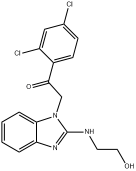 Ethanone,  1-(2,4-dichlorophenyl)-2-[2-[(2-hydroxyethyl)amino]-1H-benzimidazol-1-yl]-