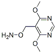 Pyrimidine, 5-[(aminooxy)methyl]-4,6-dimethoxy- (9CI)