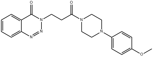 3-(3-(4-(4-methoxyphenyl)piperazin-1-yl)-3-oxopropyl)benzo[d][1,2,3]triazin-4(3H)-one