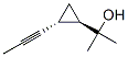 Cyclopropanemethanol, alpha,alpha-dimethyl-2-(1-propynyl)-, trans- (9CI)