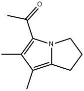 Ethanone, 1-(2,3-dihydro-6,7-dimethyl-1H-pyrrolizin-5-yl)- (9CI)