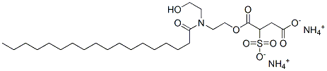 diammonium 1-[2-[(2-hydroxyethyl)(1-oxooctadecyl)amino]ethyl] 2-sulphonatosuccinate