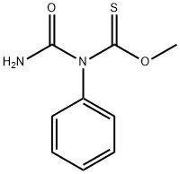 Carbamothioic  acid,  (aminocarbonyl)phenyl-,  O-methyl  ester  (9CI)