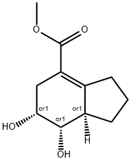 1H-Indene-4-carboxylic acid, 2,3,5,6,7,7a-hexahydro-6,7-dihydroxy-, methyl ester, (6R,7S,7aR)-rel- (9CI)