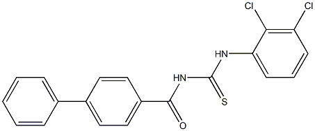 N-{[(2,3-dichlorophenyl)amino]carbonothioyl}-4-biphenylcarboxamide