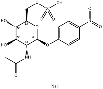 4-硝基苯基 2-(乙酰氨基)-2-脱氧-BETA-D-吡喃葡萄糖苷 6-(硫酸氢酯)单钠盐