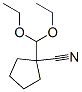Cyclopentanecarbonitrile, 1-(diethoxymethyl)- (9CI)