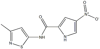 1H-Pyrrole-2-carboxamide,N-(3-methyl-5-isothiazolyl)-4-nitro-(9CI)