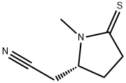 2-Pyrrolidineacetonitrile,1-methyl-5-thioxo-,(2R)-(9CI)