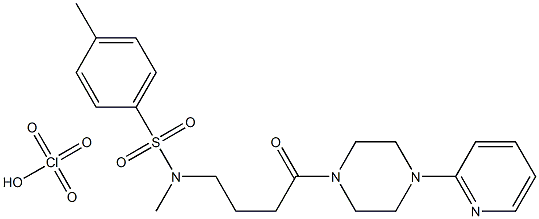 N,4-dimethyl-N-(4-oxo-4-(4-(pyridin-2-yl)piperazin-1-yl)butyl)benzenesulfonamide perchlorate