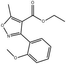 4-Isoxazolecarboxylicacid,3-(2-methoxyphenyl)-5-methyl-,ethylester(9CI)
