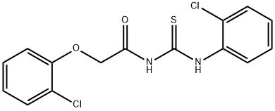2-(2-chlorophenoxy)-N-{[(2-chlorophenyl)amino]carbonothioyl}acetamide