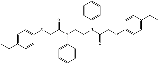 N,N'-1,2-ethanediylbis[2-(4-ethylphenoxy)-N-phenylacetamide]