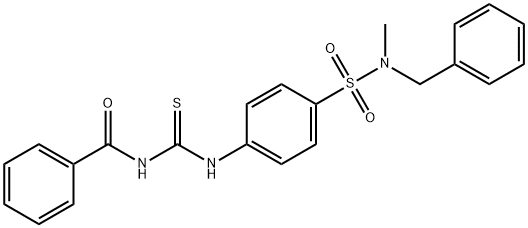 N-{[(4-{[benzyl(methyl)amino]sulfonyl}phenyl)amino]carbonothioyl}benzamide