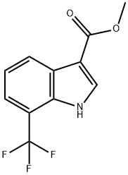 1H-INDOLE-3-CARBOXYLIC ACID,7-(TRIFLUOROMETHYL)-,METHYL ESTER