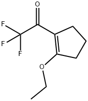 Ethanone, 1-(2-ethoxy-1-cyclopenten-1-yl)-2,2,2-trifluoro- (9CI)