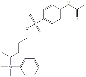4'-dimethylphenylsilyl-1'-hexen-6'-yl 4-(acetylamino)benzenesulfonate