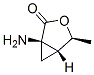 3-Oxabicyclo[3.1.0]hexan-2-one,1-amino-4-methyl-,[1R-(1alpha,4alpha,5alpha)]-(9CI)