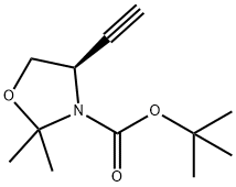 (R)-N-叔丁氧羰基-2,2-二甲基-4-乙炔基唑烷