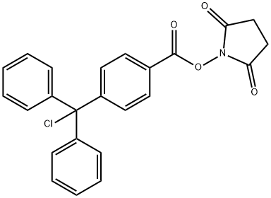 (2,5-dioxopyrrolidin-1-yl) 4-[chloro(diphenyl)methyl]benzoate