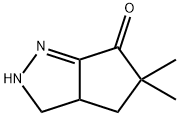 6(2H)-Cyclopentapyrazolone,  3,3a,4,5-tetrahydro-5,5-dimethyl-