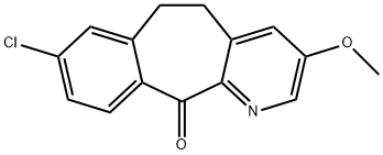 8-Chloro-3-methoxy-5,6-dihydro-11H-benzo[5,6]-cyclohepta[1,2-β]pyridin-11- one