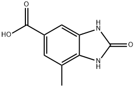 1H-Benzimidazole-5-carboxylicacid,2,3-dihydro-7-methyl-2-oxo-(9CI)