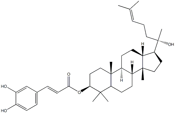 (3BETA)-达马-24-烯-3,20-二醇 3-[3-(3,4-二羟基苯基)-2-丙烯酸酯]
