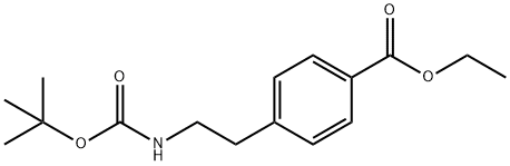 Benzoic acid, 4-[2-[[(1,1-diMethylethoxy)carbonyl]aMino]ethyl]-, ethyl ester